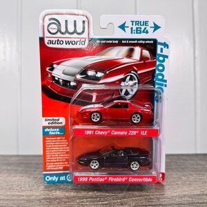 NEW AW Auto World Camaro and Firebird Collectible Cars